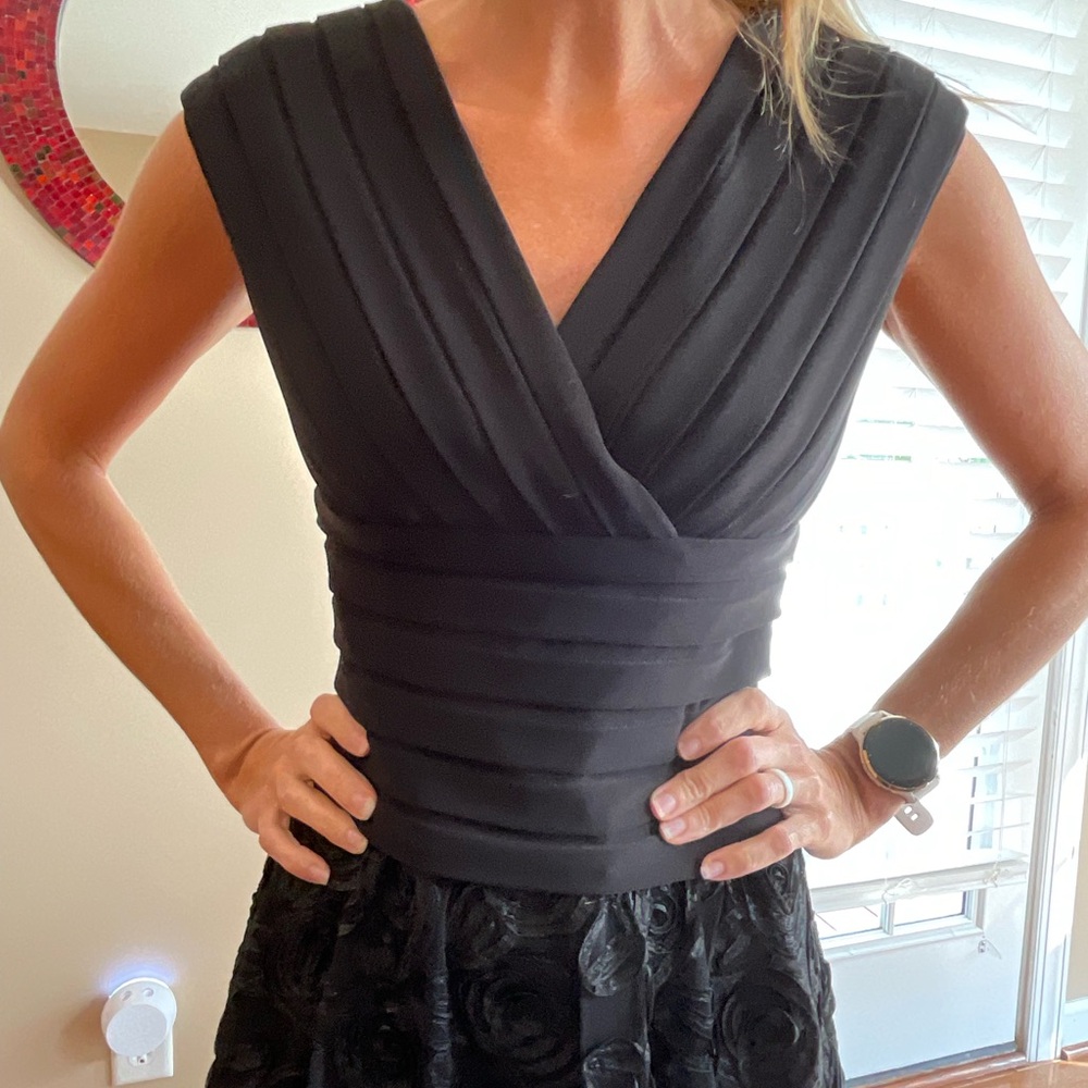 Adrianna Papell Black Cocktail Dress - Picture 9 of 10